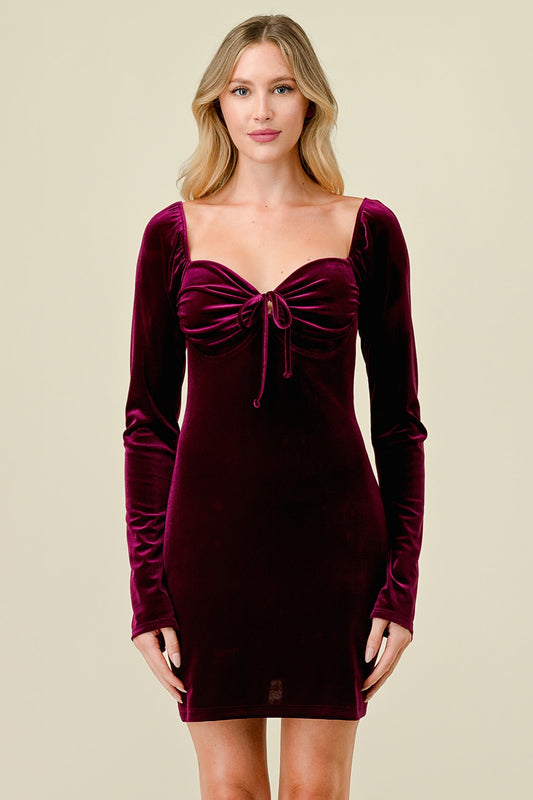 L/S Velvet Sherry Dress