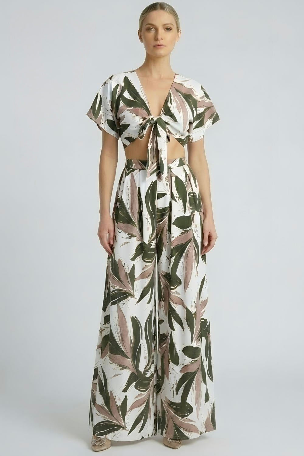 Fanta Top & Palazzo Pant Set