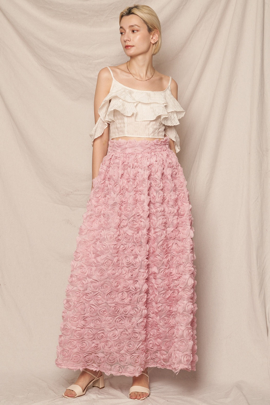 Pink Rose Skirt